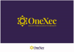 One Xec. I am LTD but I don't think we need to say LTD do we? The sub heading should read - Agility Brilliance Curiosity  | Logo Design by Nigel B