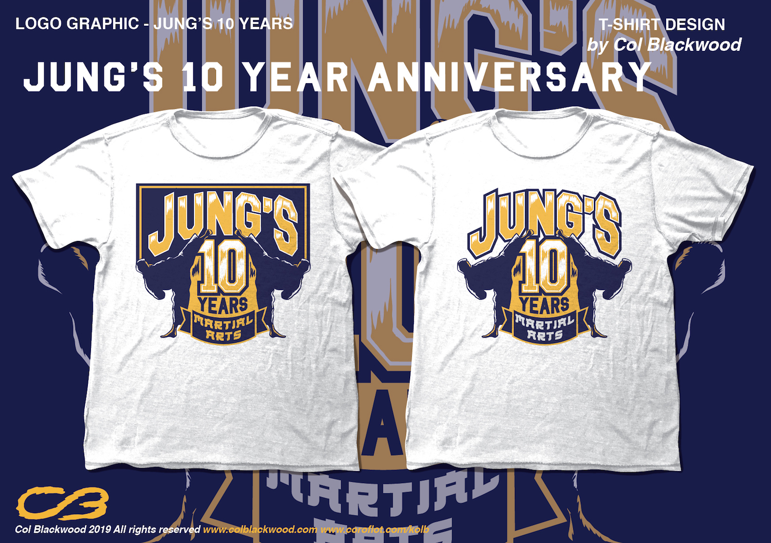 T-shirt Design by Col 3 for Jung's Martial Arts | Design #21538485
