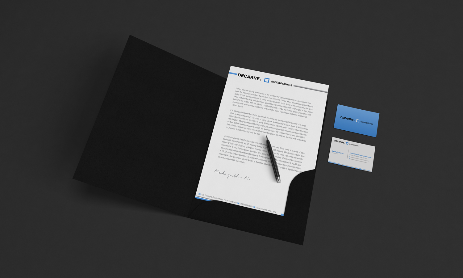 Stationery Design by Petter Goms for this project | Design #21494633