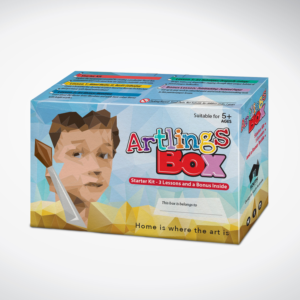 Design an artistic, fresh and fun image/logo for an Art Box and make a little child smile | Diseño de Empaque por tuan1968