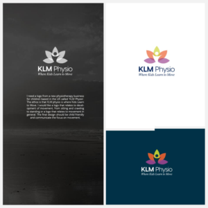 "KLM Physio" where Kids Learn to Move (optional) | Logo Design by madeli