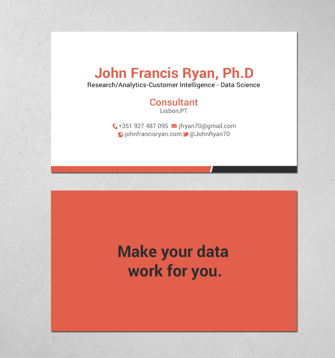 Diseño de Tarjeta de Presentación por chandrayaan.creative para este proyecto | Diseño #21502388