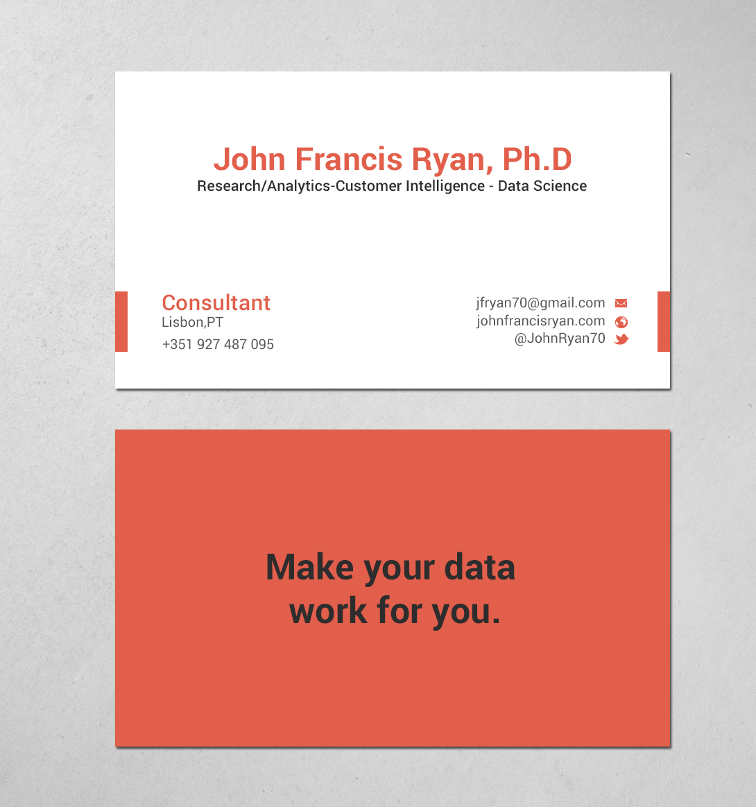 Business Card Design by chandrayaan.creative for this project | Design #21502395