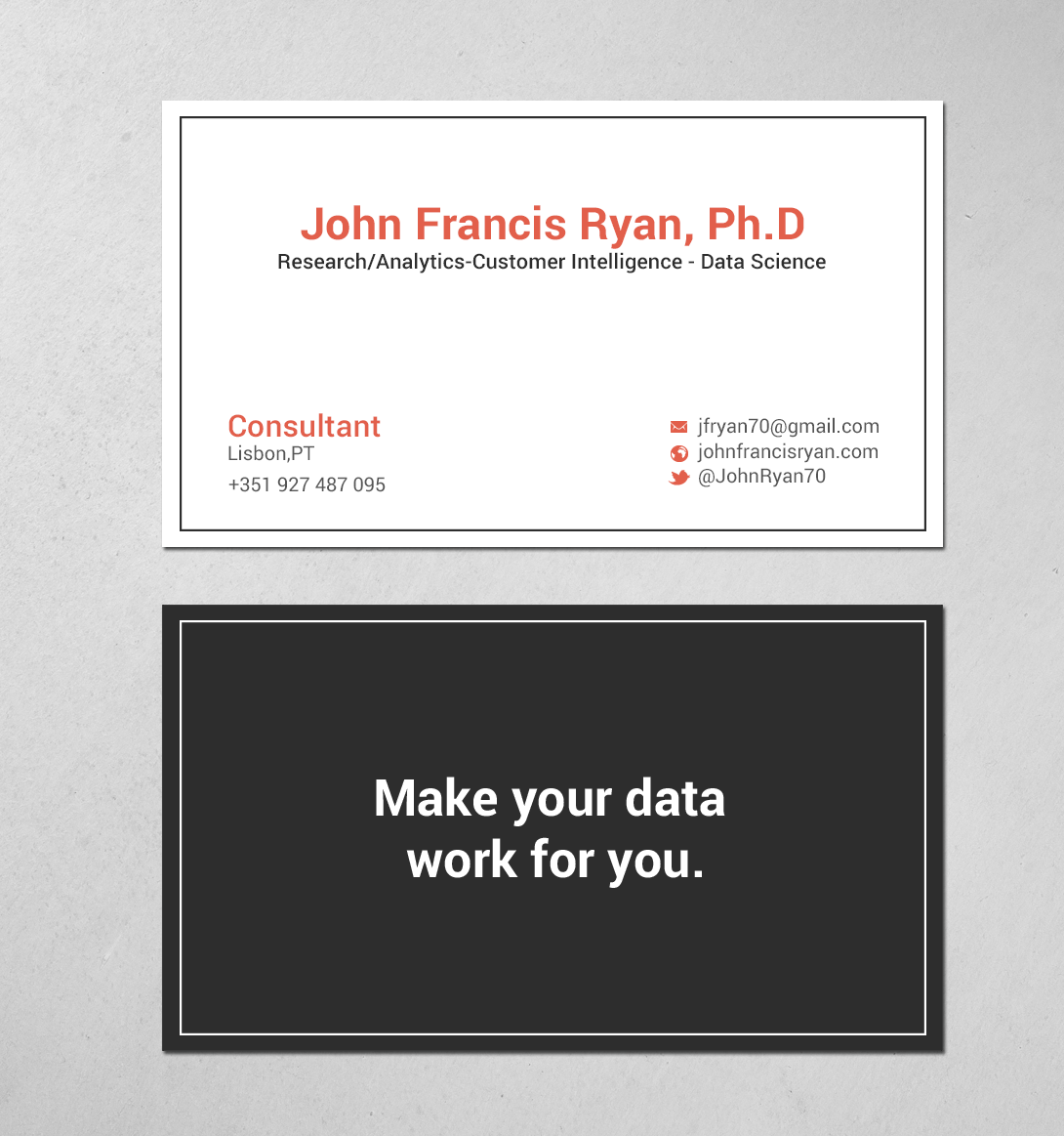 Business Card Design by chandrayaan.creative for this project | Design #21502398