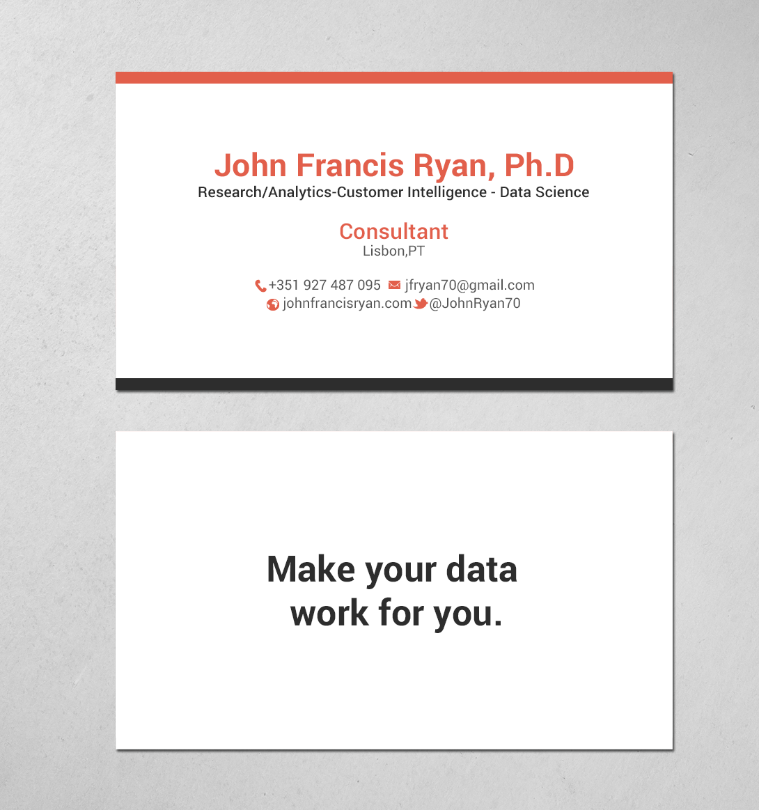 Business Card Design by chandrayaan.creative for this project | Design #21502399