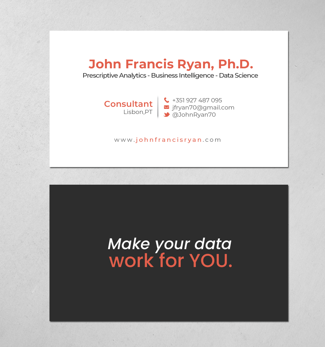 Business Card Design by chandrayaan.creative for this project | Design #21562255