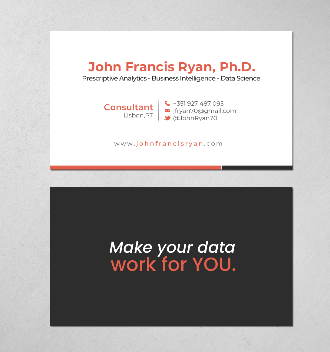 Business Card Design by chandrayaan.creative for this project | Design #21568423