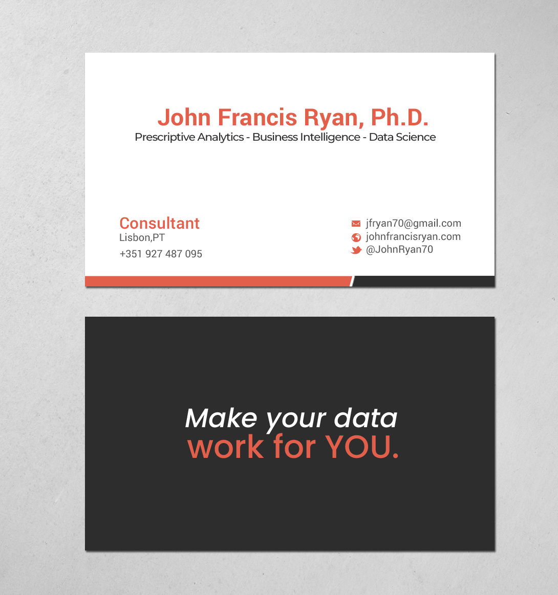 Business Card Design by chandrayaan.creative for this project | Design #21568437