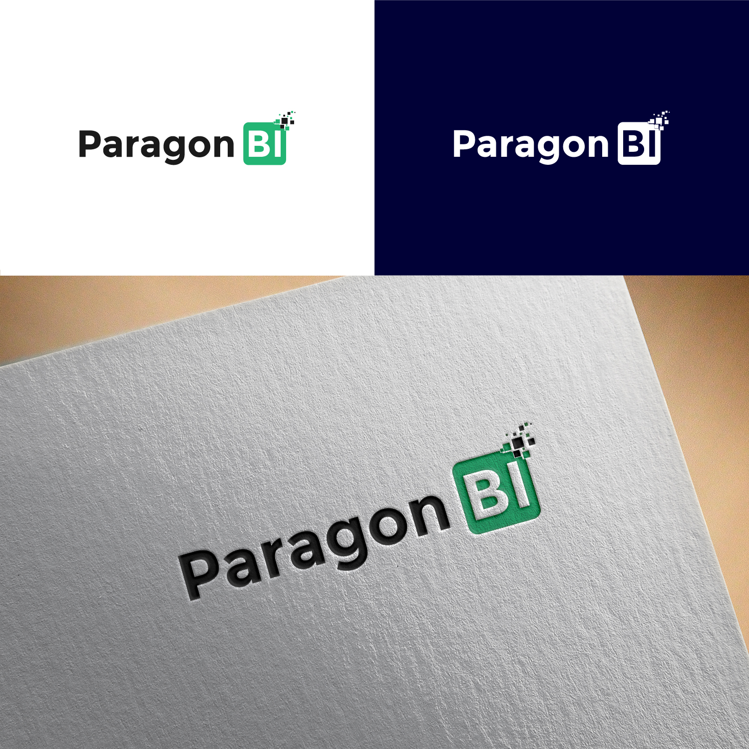 Logo Design by D Patel Graphic for Paragon Business Intelligence | Design #21496113