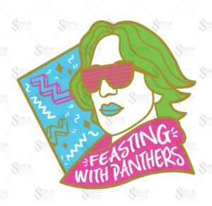 OSCAR Neon Set of 4 Lapel Pins | Diseño Con Ilustración por SofiaDesignStudio