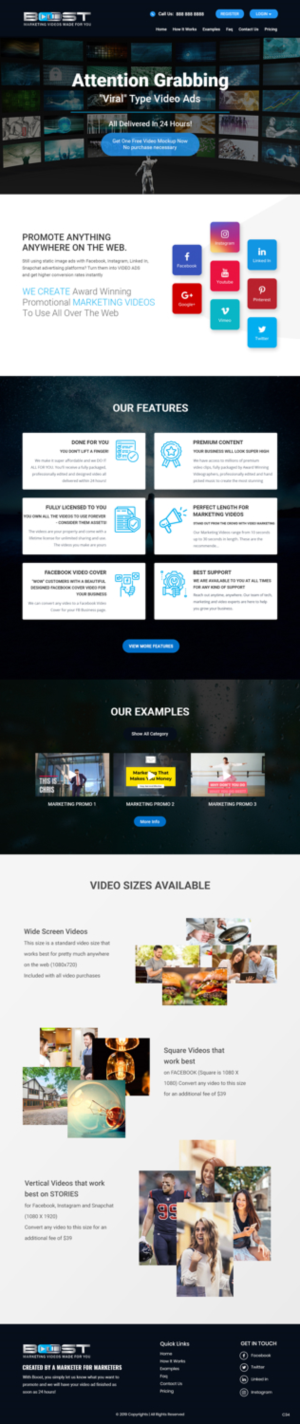Web Design by pb for Shane | Design: #21505307