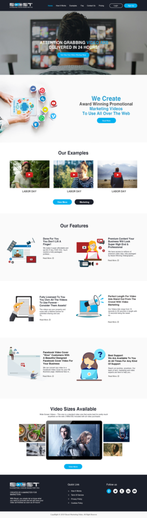 Revamp Marketing Website For Video Production Website | Web Design by bdesigner9