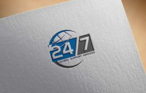 24/7 Global Support | Logo-Design von akterkhadijars