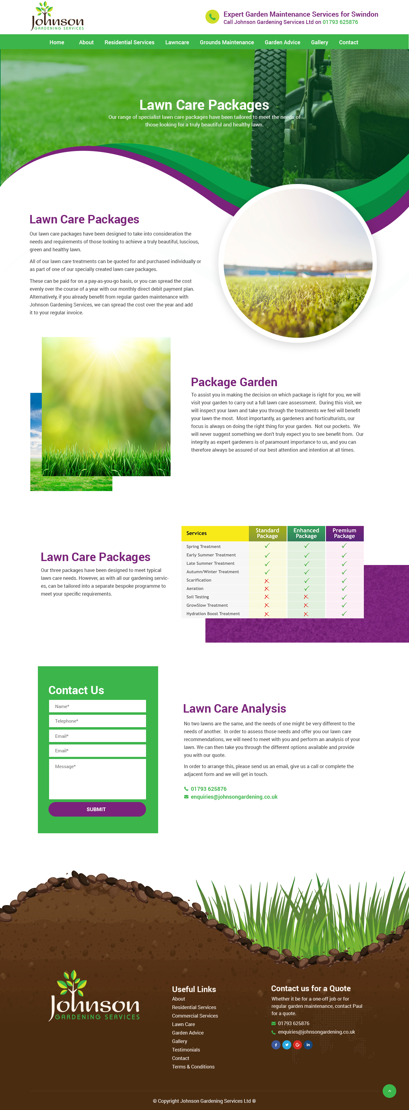 Wordpress Design by syrwebdevelopment for Johnson Gardening Services Ltd | Design #21525619
