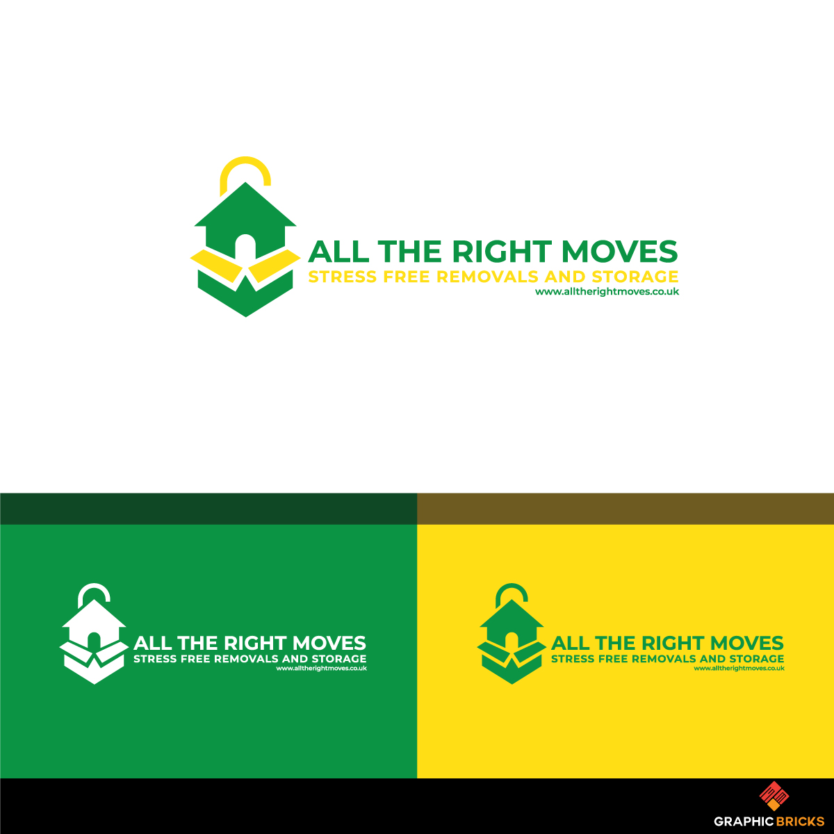 Logo Design by Graphic Bricks for Alltherightmoves  | Design #21510743