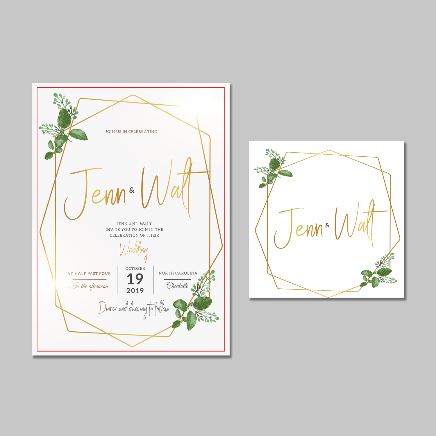 Invitation Design by TheLogoHouse for this project | Design #21502535