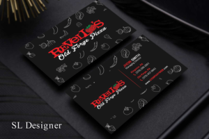 Business Card Design by SL Designer for Revello's Old Forge Pizza in Kingston | Design: #21498484