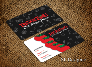 Business Card Design by SL Designer for Revello's Old Forge Pizza in Kingston | Design: #21498534