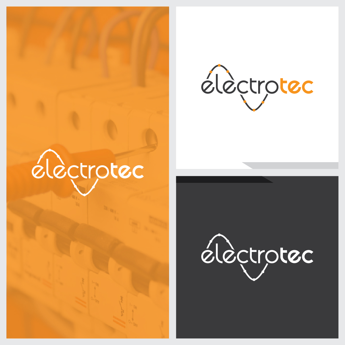 Logo and Business Card Design by Deziners Zone for Electrotec Electrical Contractors Ltd | Design #21504405