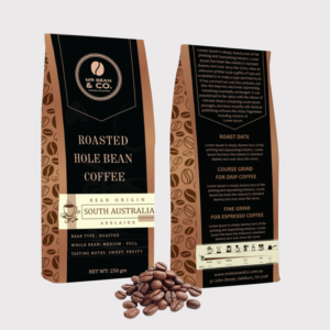 Roasted coffee packaging for MR BEAN & CO. | Packaging Design by Creative Jiniya