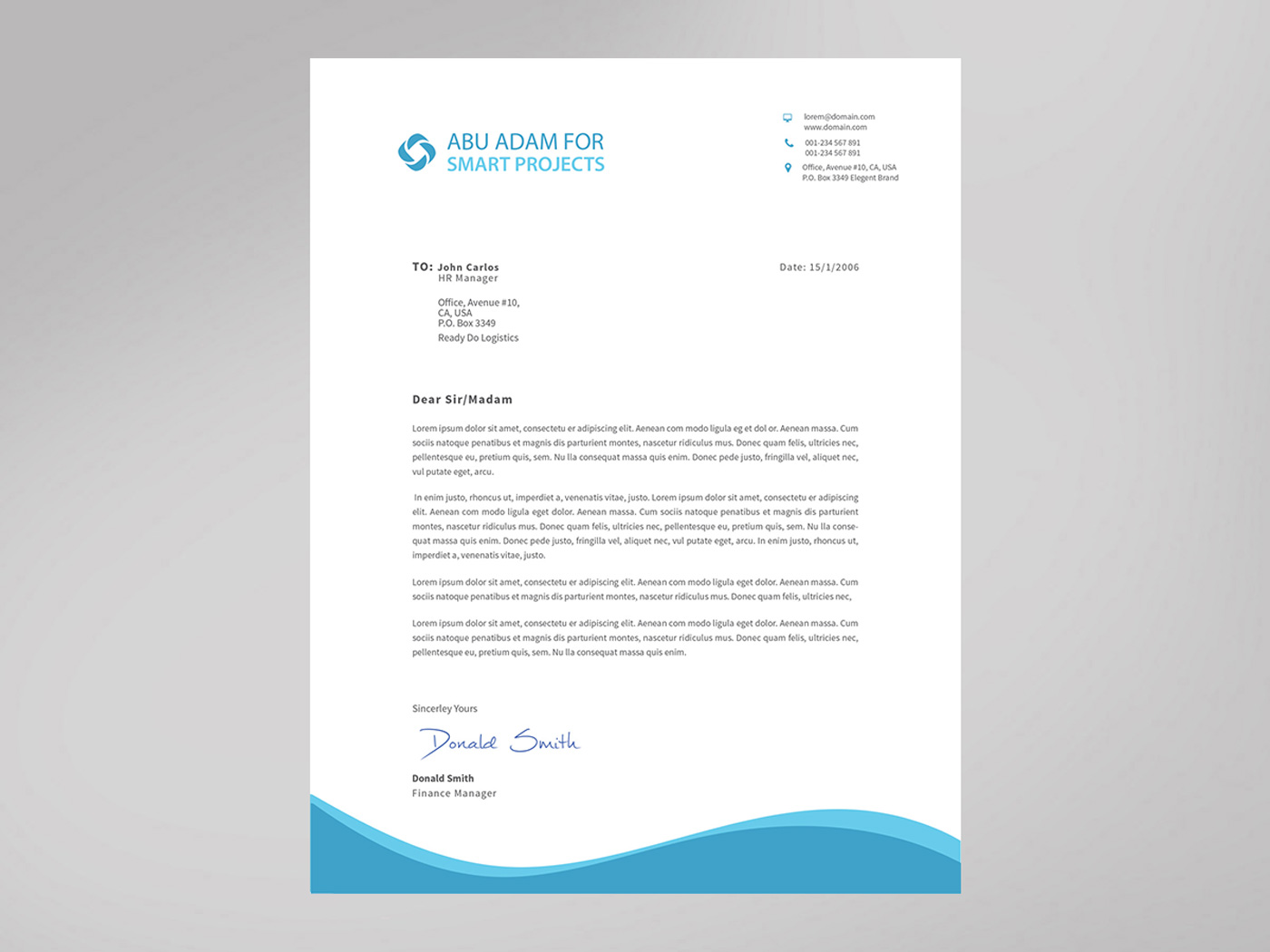 Letterhead Design by Designs 2019 for this project | Design #21503973