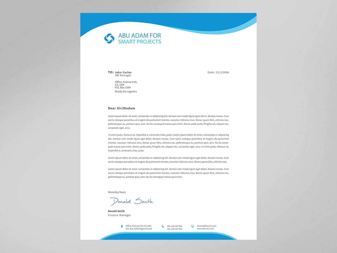 Letterhead Design by Designs 2019 for this project | Design #21503974