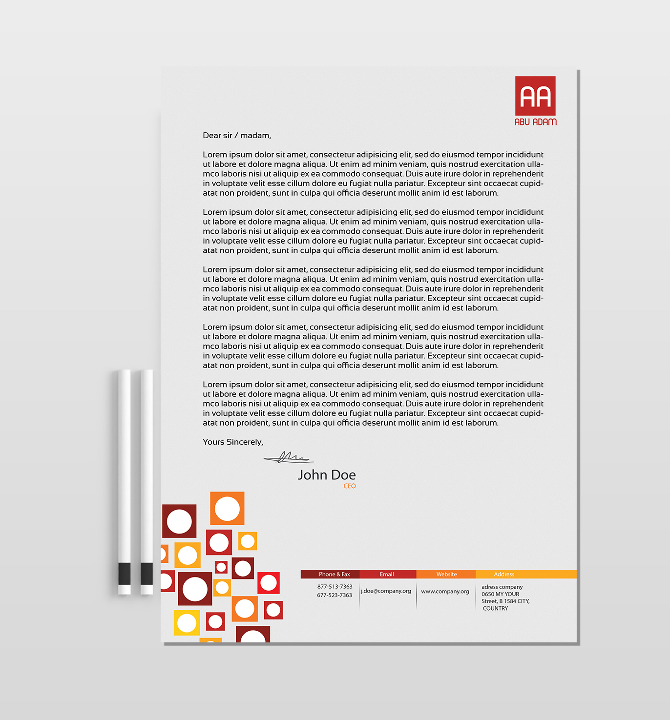 Letterhead Design by Designs 2019 for this project | Design #21510065