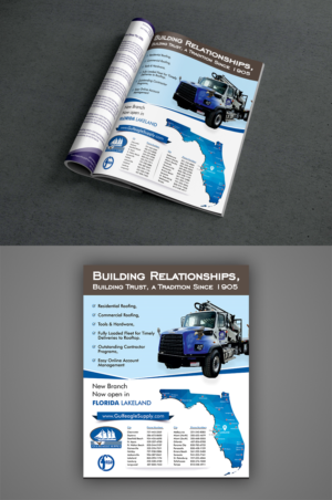 Roofing Supply Distributor Magazine Ad | Werbe-Design von ecorokerz