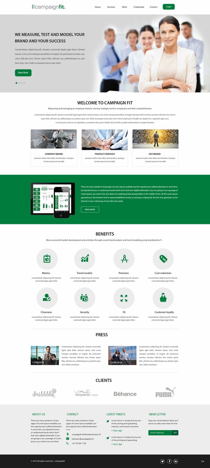 Web Design by pb for this project | Design #4293953