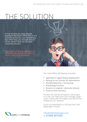Design de Flyer par Victor_pro pour Safe Data Storage Ltd | Design : #21503201