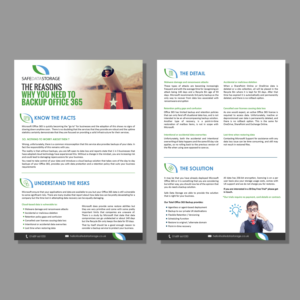 Safe Data Storage Office 365 Flyer | Flyer Design by aspiremedia