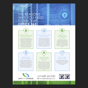Safe Data Storage Office 365 Flyer | Flyer Design by Emmanuel Creations
