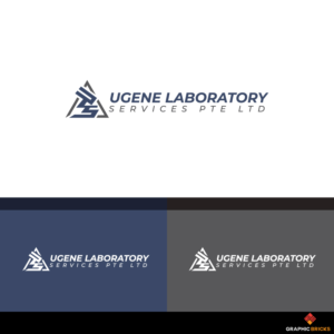 The logo re-design must use the same image contained in our existing company logo.  This includes the microscope image imbedded inside the triangle.  Please note that you do NOT need to use the triangle in the new logo design.  In terms of other text to be included in the logo, please insert the following text somewhere in the new logo: Ugene Laboratory Services Pte Ltd.  The same shade of blue and white used in the triangle must be used. | Logo Design by Graphic Bricks