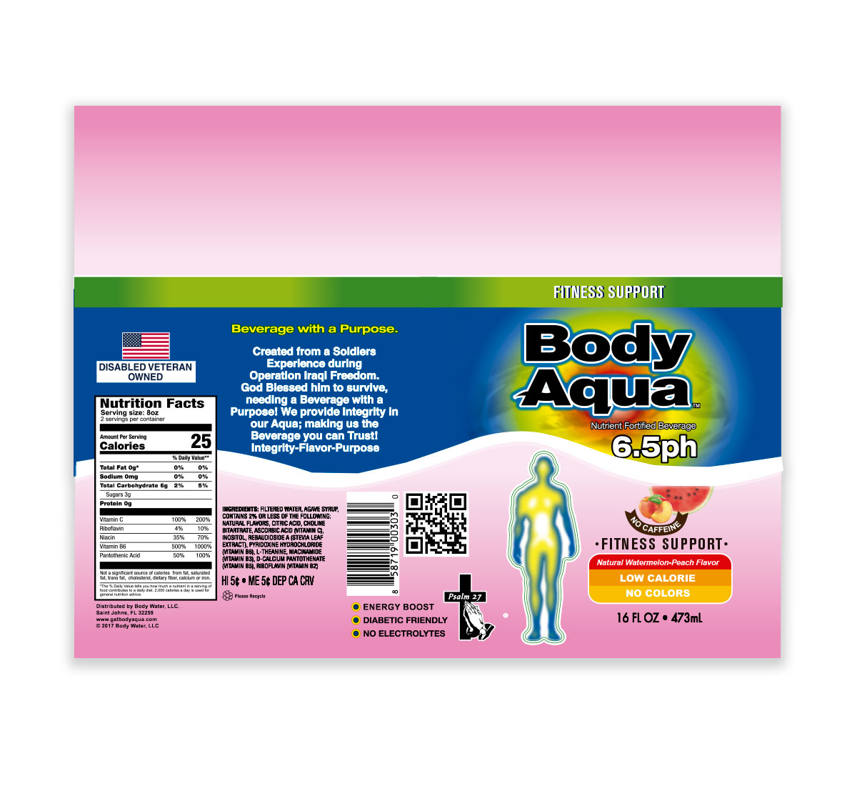 Diseño de Etiqueta por Soluciones Creativas para Body Water LLC | Diseño #21507738