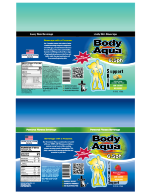 Diseño de Etiqueta por PointGrfx para Body Water LLC | Diseño: #21504314