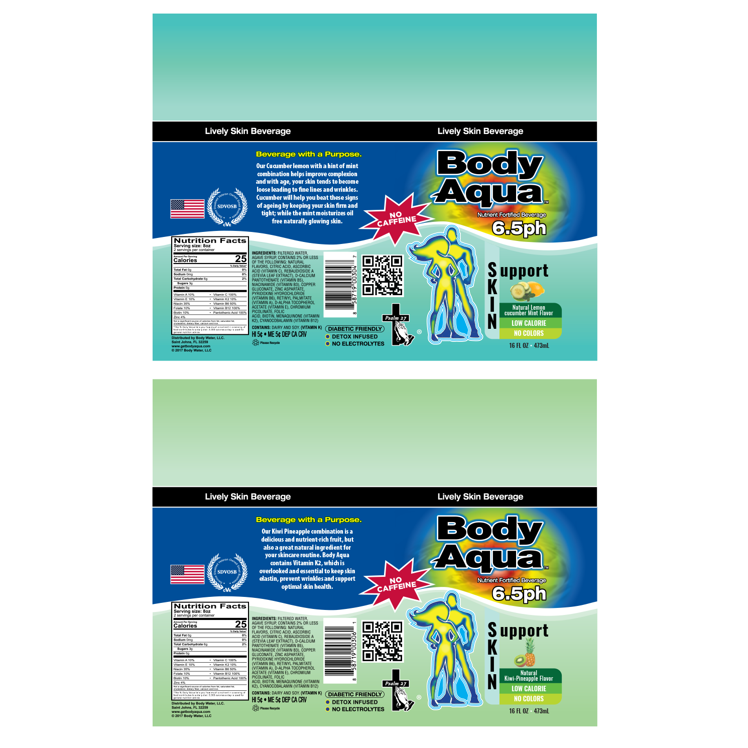 Diseño de Etiqueta por PointGrfx para Body Water LLC | Diseño #21515510