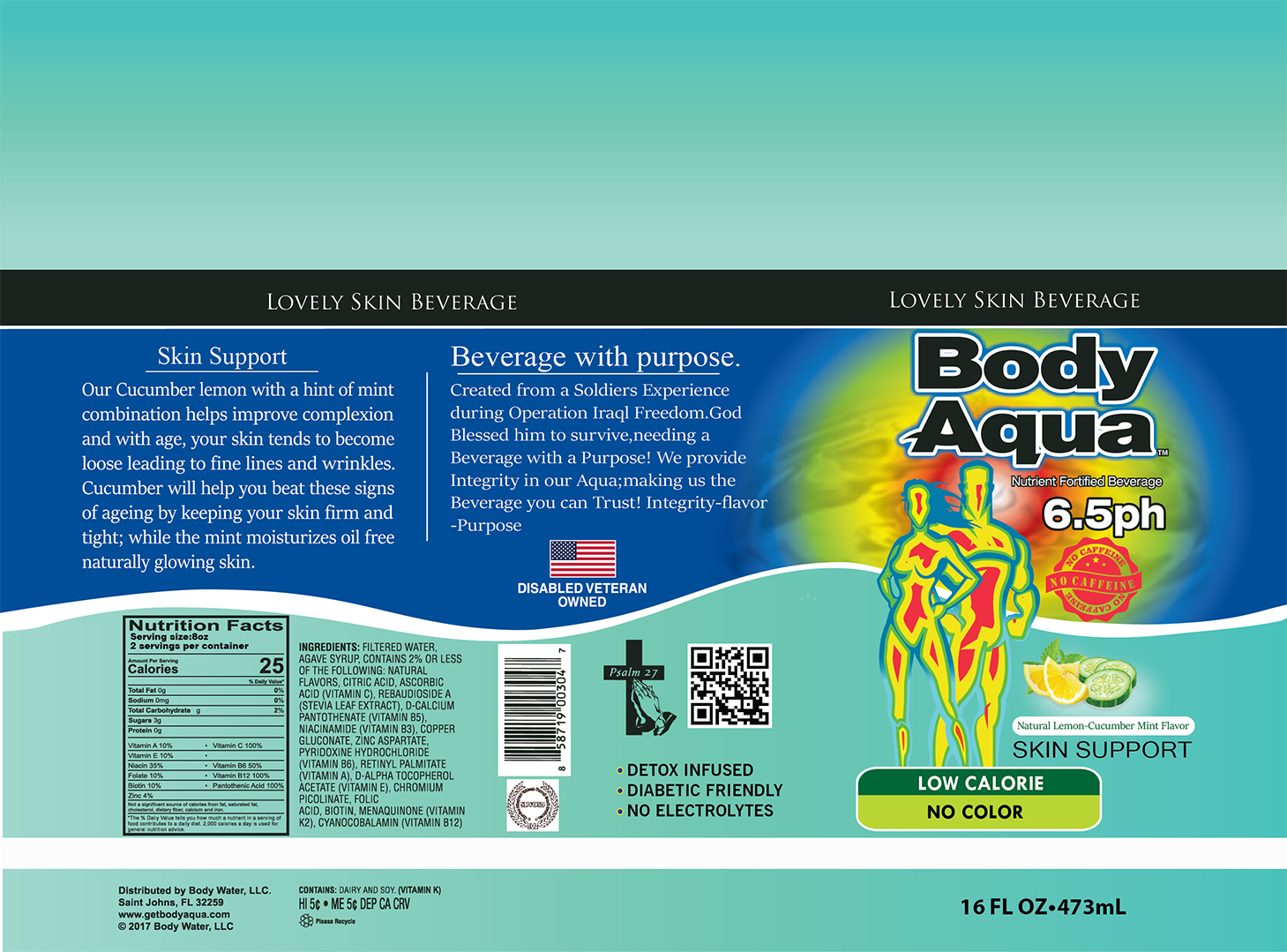 Diseño de Etiqueta por g-masking para Body Water LLC | Diseño #21509133