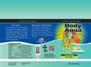 Diseño de Etiqueta por g-masking para Body Water LLC | Diseño: #21509133