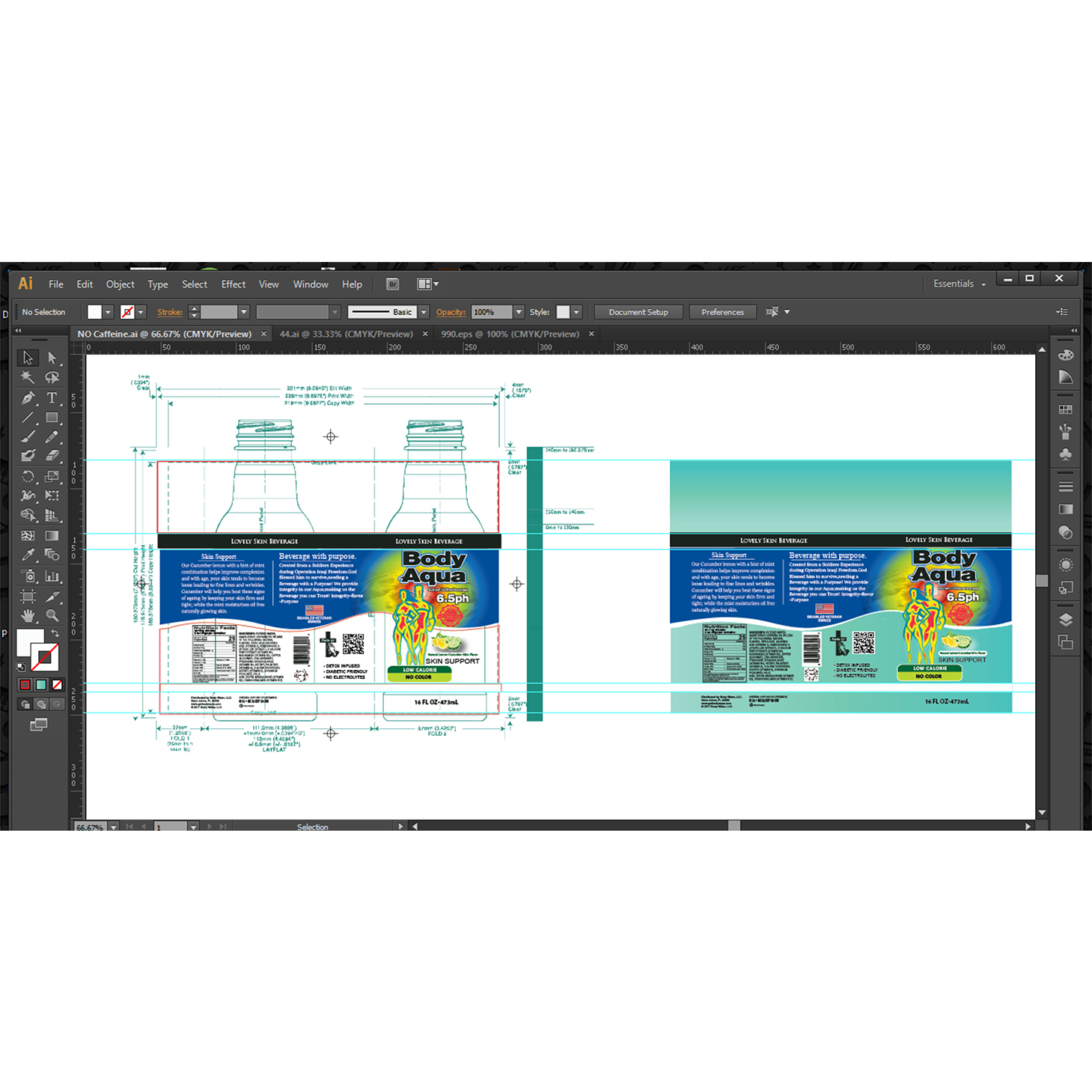 Label Design by g-masking for Body Water LLC | Design #21509134