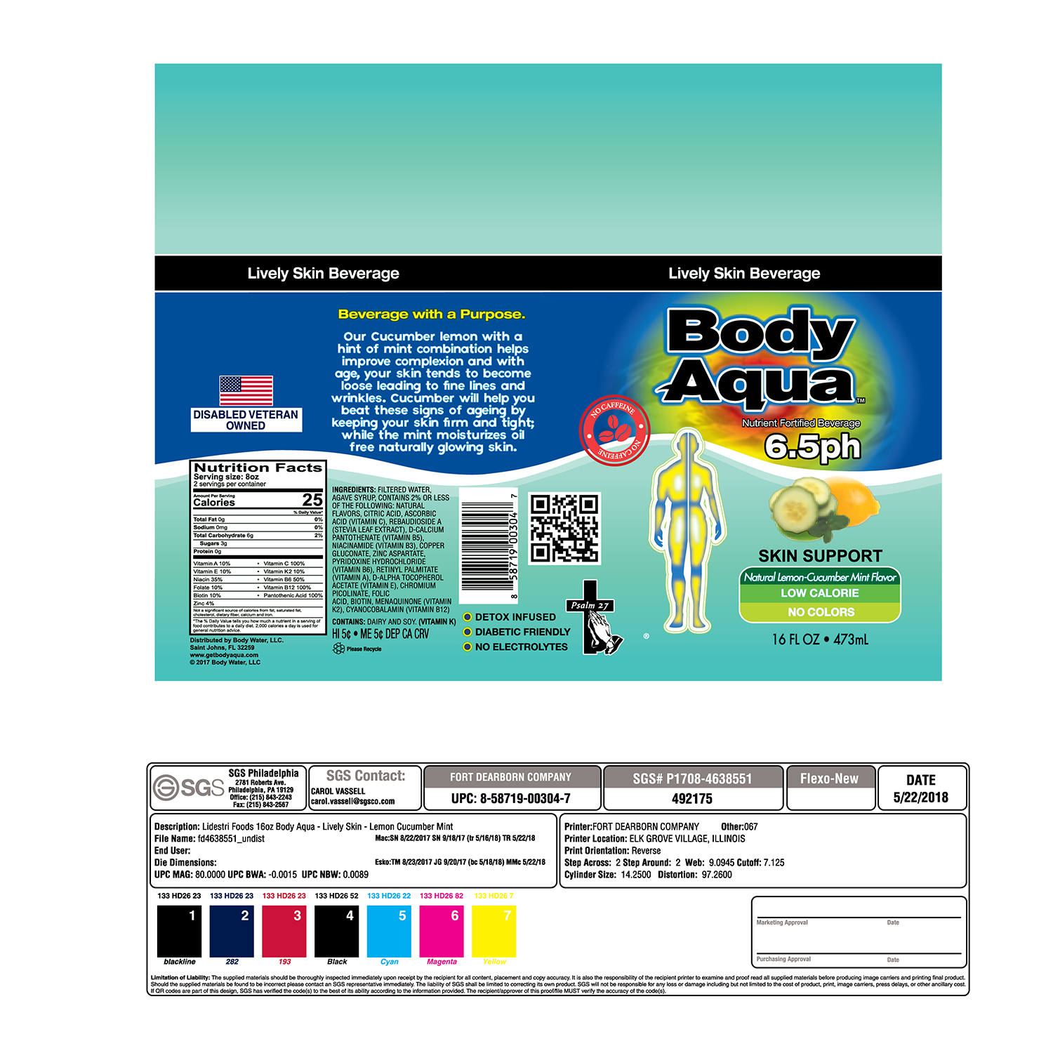 Label Design by Logo Blox for Body Water LLC | Design #21507450