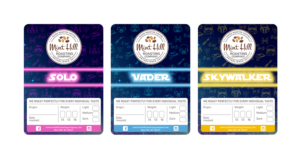 Star Wars Movie Themed Coffee bag Label | Design Autocollant par Pinky 