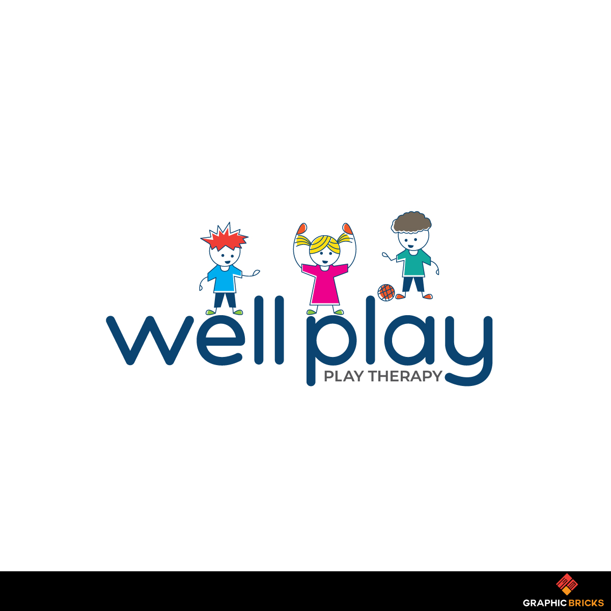 Logo Design by Graphic Bricks for Well Play - Play Therapy | Design #21502918