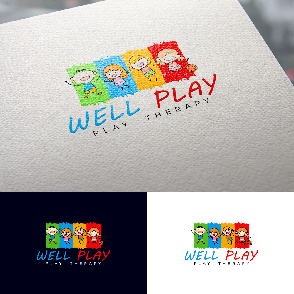 Diseño de Logo por Gisella Guzmán para Well Play - Play Therapy | Diseño #21508874