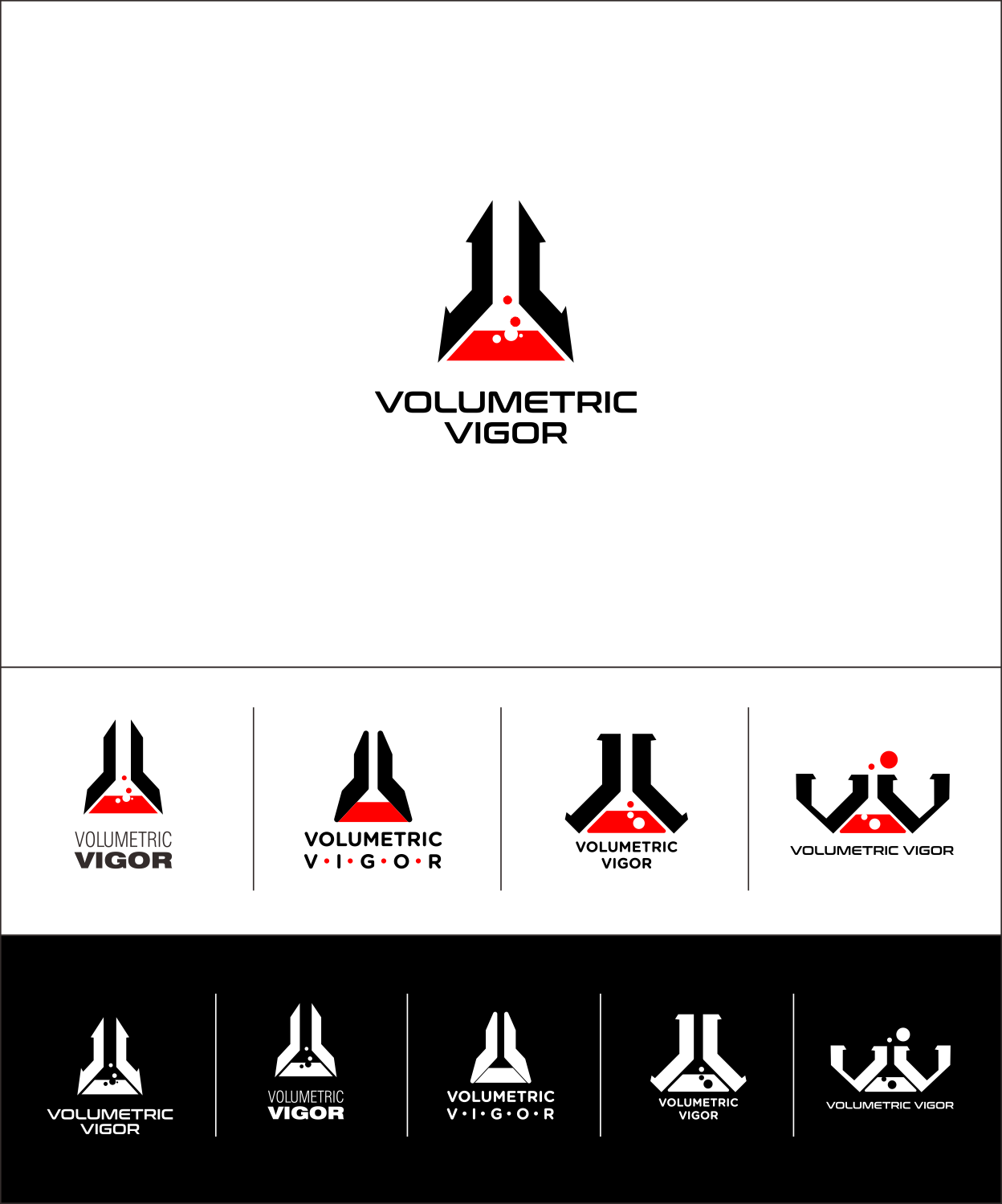 Logo Design by BUNG for Volumetric Vigor  | Design #21504484