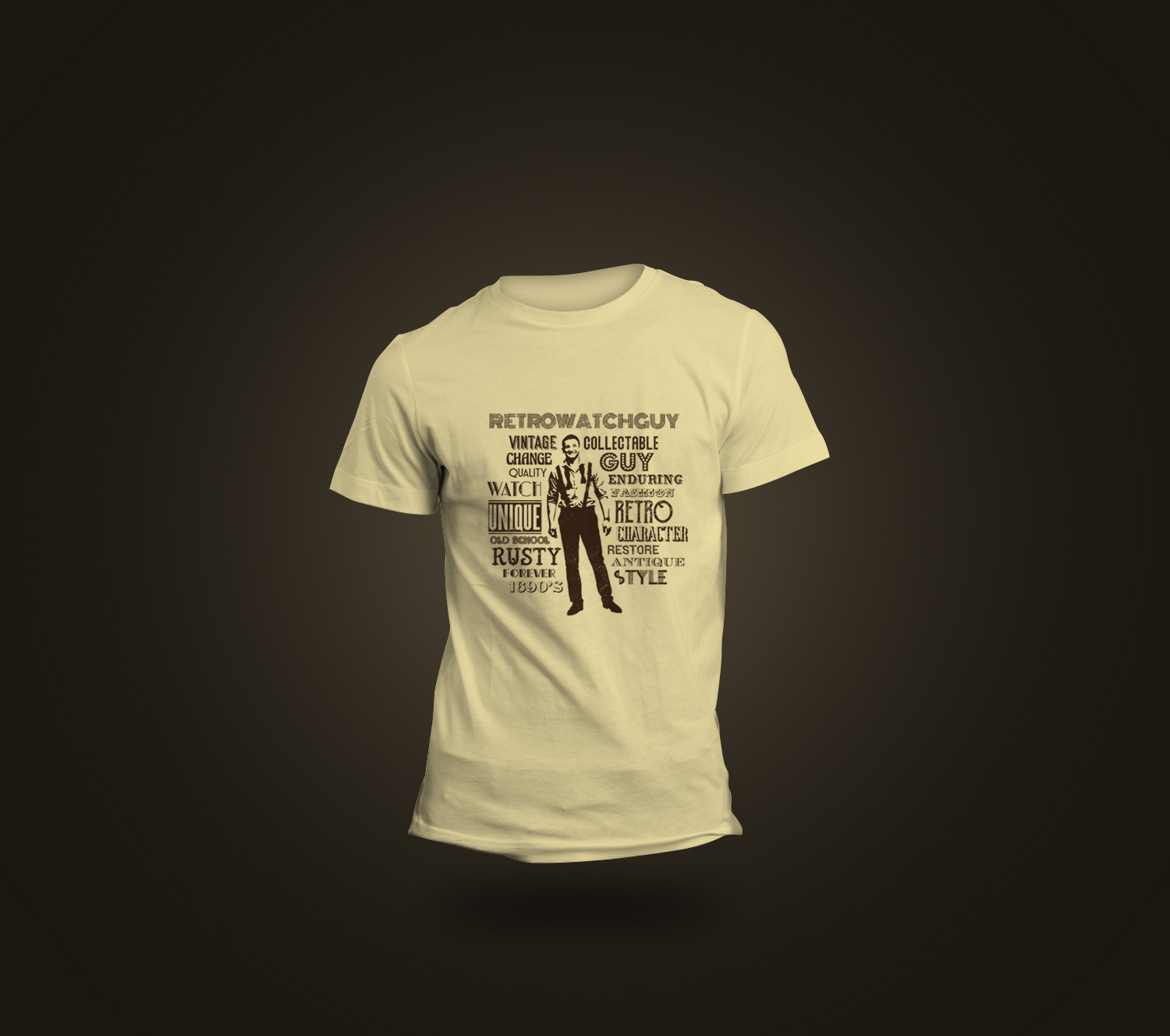 T-shirt Design by Yassine Voinchet for RETROWATCHGUY | Design #21546518