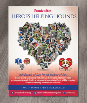 Friends of FIDO Fundraiser Flyer for shelter dogs | Flyer-Design von alex989