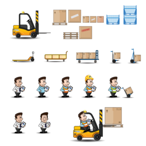 Fulfilment & Warehousing Business needs to develop character and location illustrations for a... | Diseño de Personaje por Gabriel T. Marques