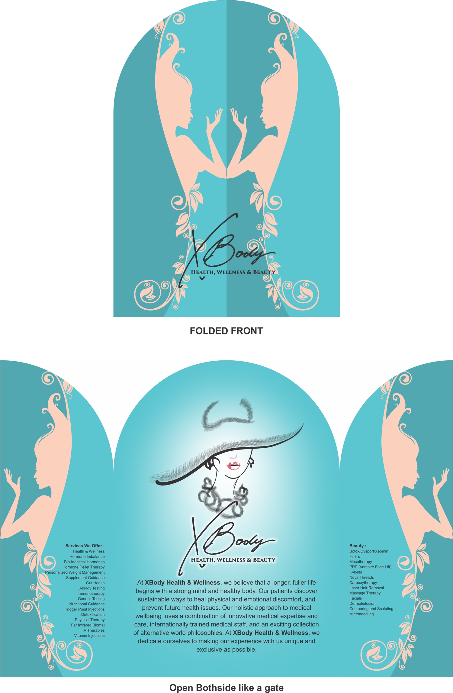 Brochure Design by Artist Arun for X Body Health & Wellness | Design #21549174