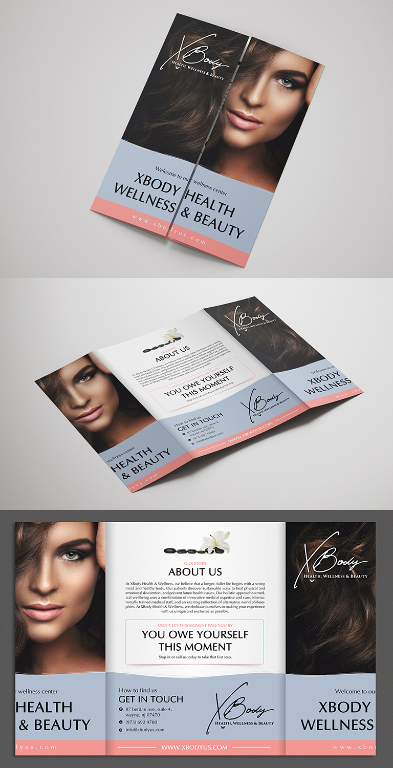 Diseño de Brochure por SAI DESIGNS para X Body Health & Wellness | Diseño #21542210