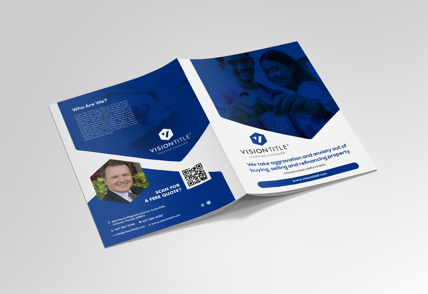 Brochure Design by ecorokerz for Vision Title, LLC | Design #21518418